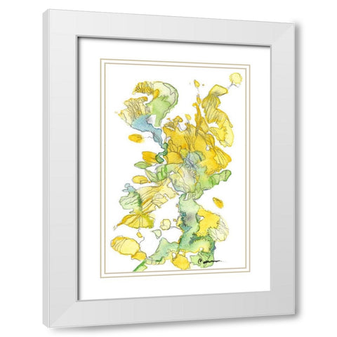 Earthscape White Modern Wood Framed Art Print with Double Matting by Carroccio, Lisa