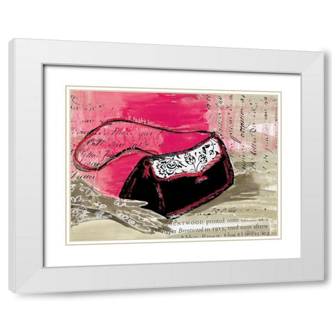 The Purse White Modern Wood Framed Art Print with Double Matting by Unknown