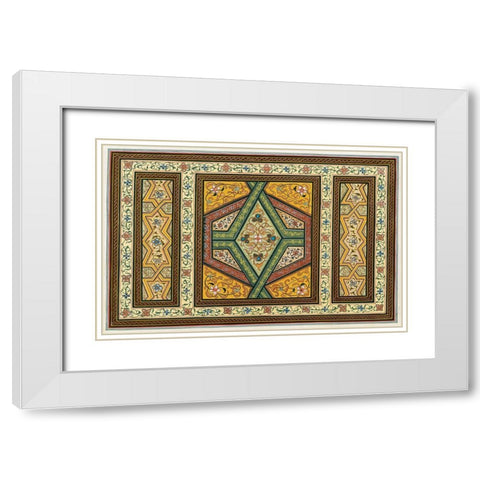 Magic Carpet II White Modern Wood Framed Art Print with Double Matting by Unknown