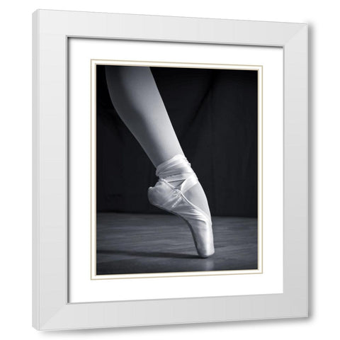 Un soir de répétition White Modern Wood Framed Art Print with Double Matting by Braun Studio