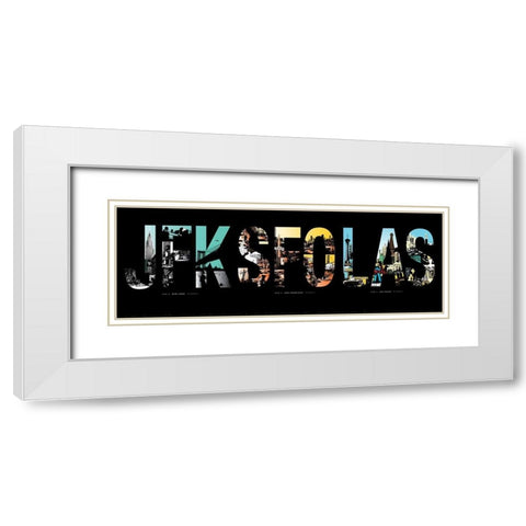 Flycityflash.US White Modern Wood Framed Art Print with Double Matting by Lile, Oliver