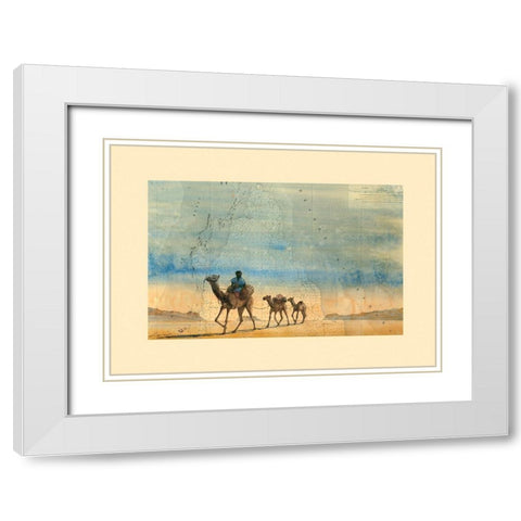 Cap blanc - desert du Sahara White Modern Wood Framed Art Print with Double Matting by Letestu, Philippe