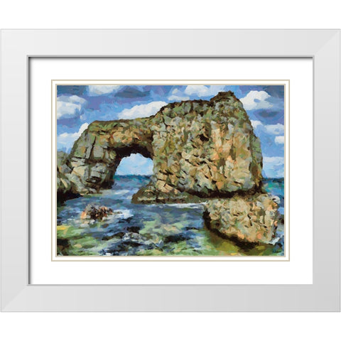 National Parks 10 White Modern Wood Framed Art Print with Double Matting by Medeiros, Celito