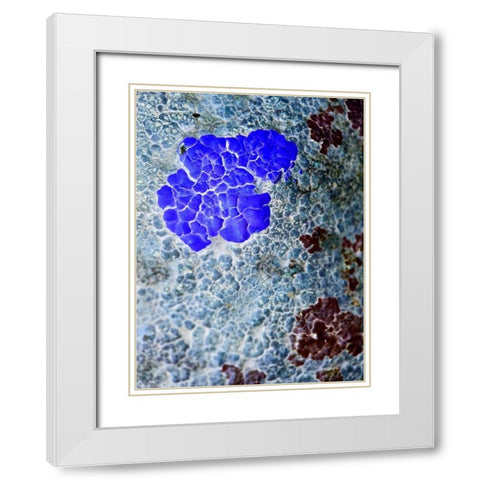 Texture Group IV White Modern Wood Framed Art Print with Double Matting by Grayscale