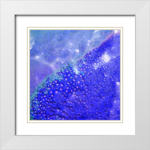 BioRidge II White Modern Wood Framed Art Print with Double Matting by Grayscale