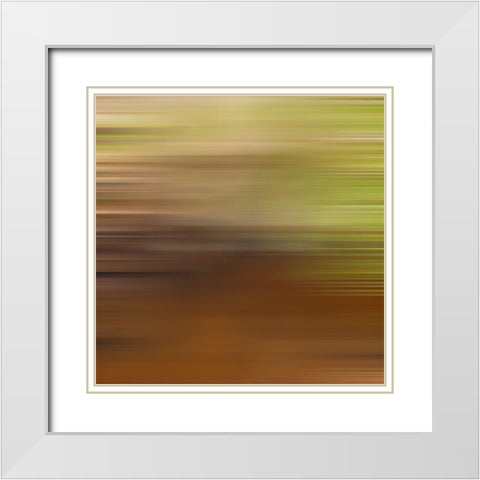 Pinstripes XXXI White Modern Wood Framed Art Print with Double Matting by Grayscale