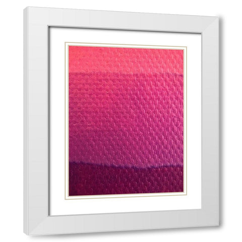 Canvas Closeup VII White Modern Wood Framed Art Print with Double Matting by Grayscale