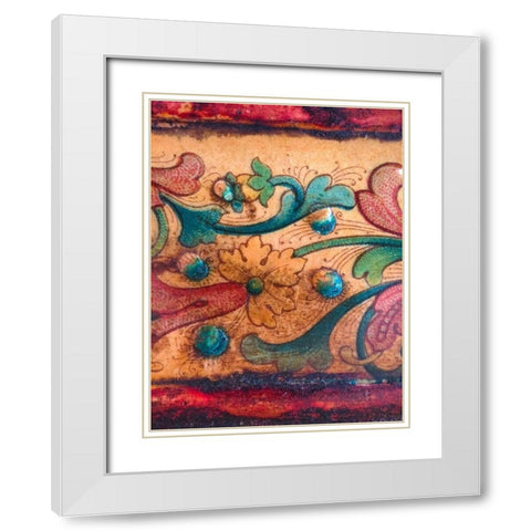 Cabinet Detail I White Modern Wood Framed Art Print with Double Matting by Grayscale