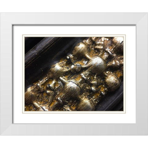 Frame Pic I White Modern Wood Framed Art Print with Double Matting by Grayscale