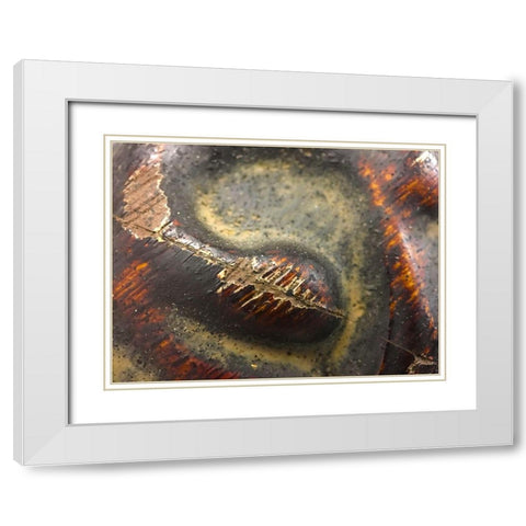 Frame Pic V White Modern Wood Framed Art Print with Double Matting by Grayscale