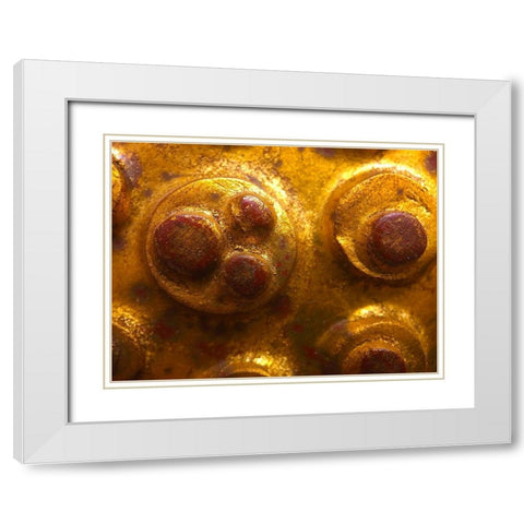 Frame Pic VII White Modern Wood Framed Art Print with Double Matting by Grayscale