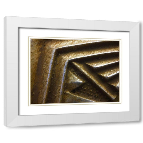 Frame Pic VIII White Modern Wood Framed Art Print with Double Matting by Grayscale
