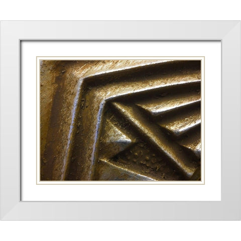Frame Pic VIII White Modern Wood Framed Art Print with Double Matting by Grayscale