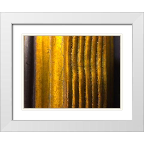 Frame Pic XIII White Modern Wood Framed Art Print with Double Matting by Grayscale