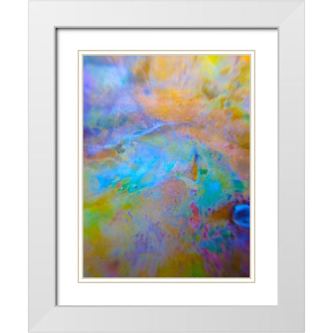 Oxidized Metal X White Modern Wood Framed Art Print with Double Matting by Grayscale