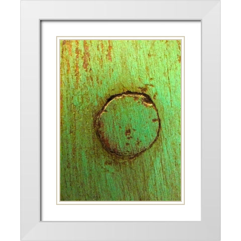 Painted Wood Panel IV White Modern Wood Framed Art Print with Double Matting by Grayscale