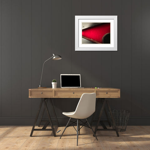 Wood Carving III White Modern Wood Framed Art Print with Double Matting by Grayscale