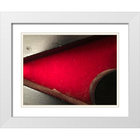 Wood Carving III White Modern Wood Framed Art Print with Double Matting by Grayscale