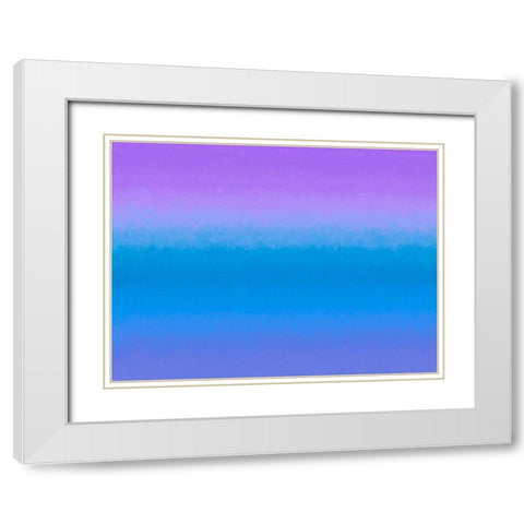 Cool Texture Stripes II White Modern Wood Framed Art Print with Double Matting by Grayscale
