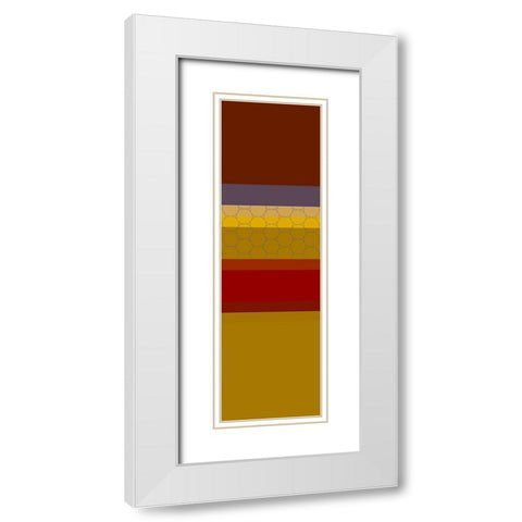 Totem X White Modern Wood Framed Art Print with Double Matting by Grayscale