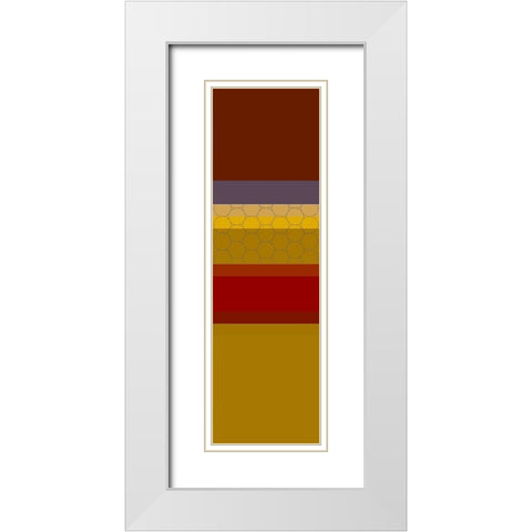 Totem X White Modern Wood Framed Art Print with Double Matting by Grayscale