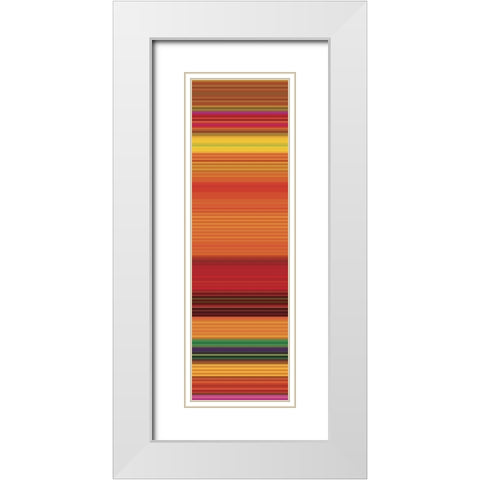 Totem XXI White Modern Wood Framed Art Print with Double Matting by Grayscale
