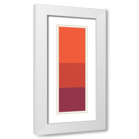 Totem XXIII White Modern Wood Framed Art Print with Double Matting by Grayscale