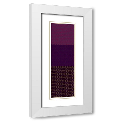 Totem XXIV White Modern Wood Framed Art Print with Double Matting by Grayscale