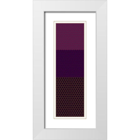 Totem XXIV White Modern Wood Framed Art Print with Double Matting by Grayscale