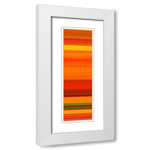 Totem XXIX White Modern Wood Framed Art Print with Double Matting by Grayscale
