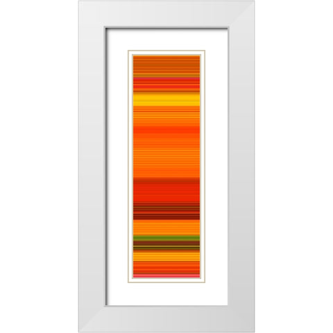 Totem XXIX White Modern Wood Framed Art Print with Double Matting by Grayscale