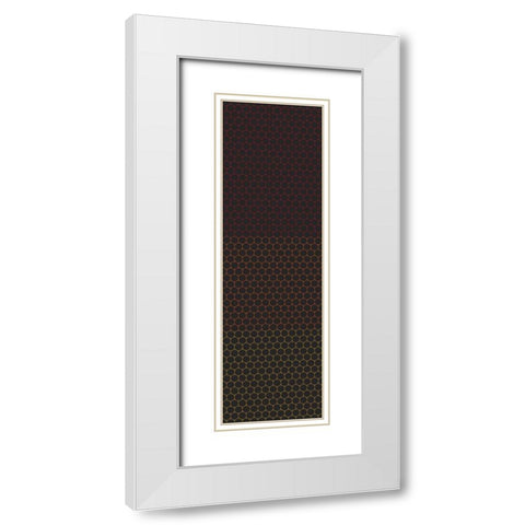 Totem XXXI White Modern Wood Framed Art Print with Double Matting by Grayscale