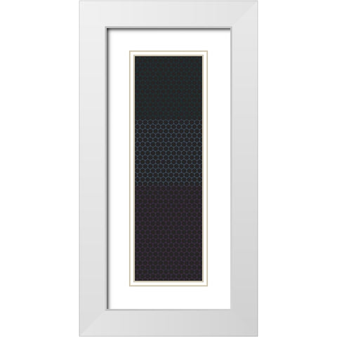 Totem XXXII White Modern Wood Framed Art Print with Double Matting by Grayscale
