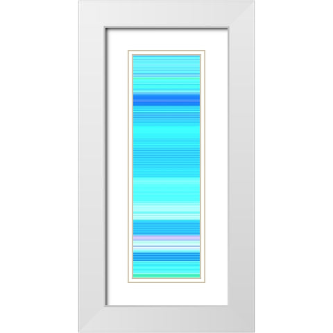 Totem XXXIII White Modern Wood Framed Art Print with Double Matting by Grayscale