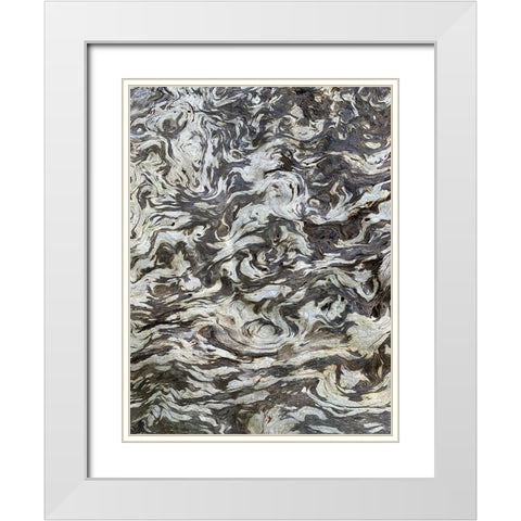 The Scream VI White Modern Wood Framed Art Print with Double Matting by Grayscale