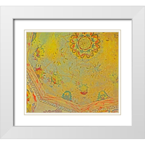 Mission Ceiling I White Modern Wood Framed Art Print with Double Matting by Popcorn