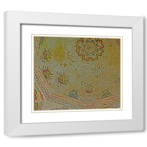 Mission Ceiling II White Modern Wood Framed Art Print with Double Matting by Popcorn