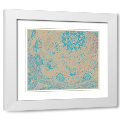 San Xavier Dome II White Modern Wood Framed Art Print with Double Matting by Popcorn