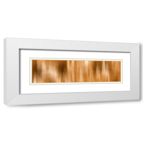 Copper Shine White Modern Wood Framed Art Print with Double Matting by Tenoever, William