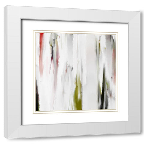 Blank Spaces 1 White Modern Wood Framed Art Print with Double Matting by Tenoever, William