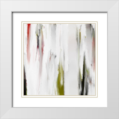 Blank Spaces 1 White Modern Wood Framed Art Print with Double Matting by Tenoever, William