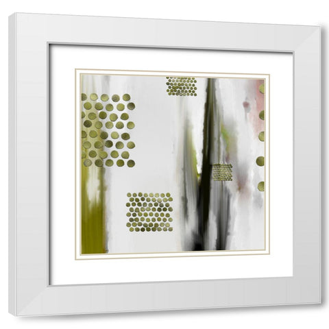 Blank Spaces 3 White Modern Wood Framed Art Print with Double Matting by Tenoever, William