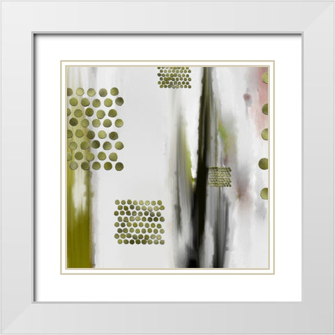 Blank Spaces 3 White Modern Wood Framed Art Print with Double Matting by Tenoever, William