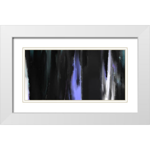 Blank Spaces 4 White Modern Wood Framed Art Print with Double Matting by Tenoever, William