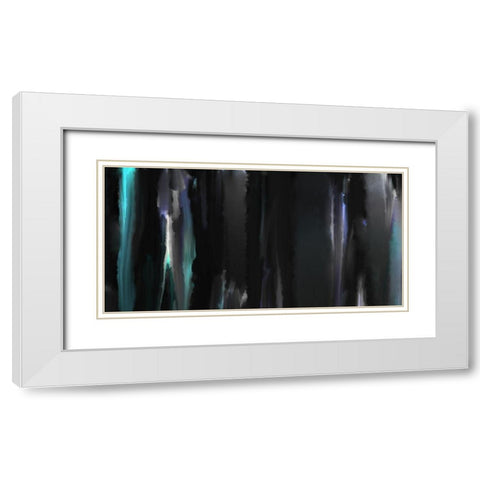 Blank Spaces 5 White Modern Wood Framed Art Print with Double Matting by Tenoever, William