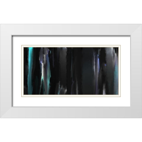 Blank Spaces 5 White Modern Wood Framed Art Print with Double Matting by Tenoever, William