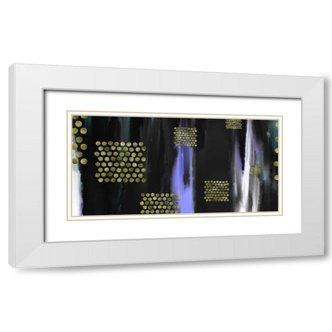 Blank Spaces 6 White Modern Wood Framed Art Print with Double Matting by Tenoever, William