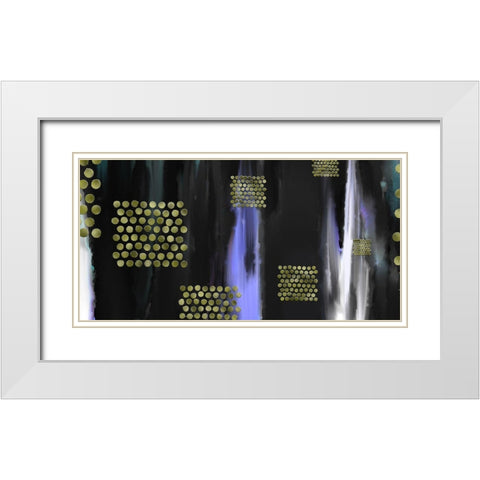 Blank Spaces 6 White Modern Wood Framed Art Print with Double Matting by Tenoever, William