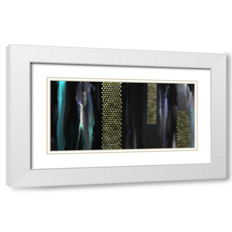 Blank Spaces 7 White Modern Wood Framed Art Print with Double Matting by Tenoever, William