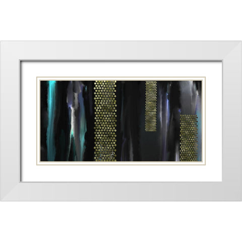 Blank Spaces 7 White Modern Wood Framed Art Print with Double Matting by Tenoever, William